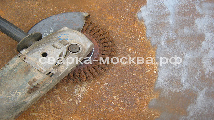 Зачистка старого металлического кессона Москва