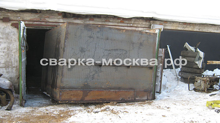 Замена металлического кессона Москва