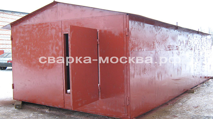 Металлические гаражи из листового металла Москва