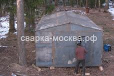 Металлические гаражи из листового металла Москва