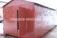 Металлические гаражи из листового металла Москва