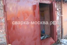 Металлические ворота из листового металла Москва