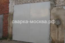 Металлические ворота из листового металла Москва