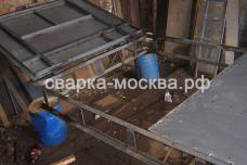 Металлические ворота из листового металла Москва