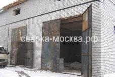 Металлические ворота из листового металла Москва