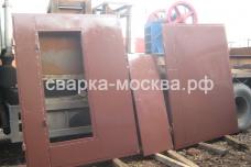 Металлические ворота из листового металла Москва