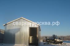 Металлические гаражи из профильных листов Москва