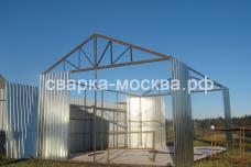 Металлические гаражи из профильных листов Москва