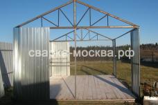 Металлические гаражи из профильных листов Москва