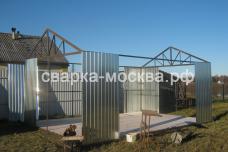 Металлические гаражи из профильных листов Москва