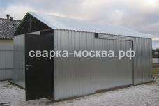 Металлические гаражи из профильных листов Москва