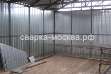 Металлические гаражи из профильных листов Москва