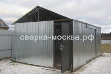 Металлические гаражи из профильных листов Москва